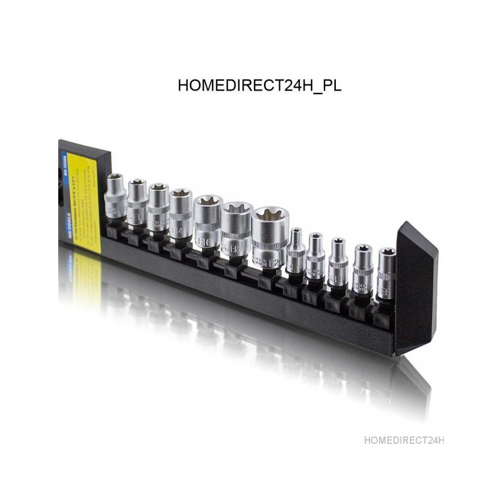 KLUCZE NASADOWE TORX 12 EL. E4 - E20 PROMOCJA