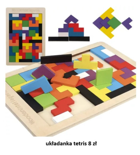Układanka drewniana- puzzle/ Kruzzel