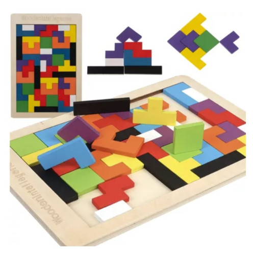 Układanka drewniana- puzzle/ Kruzzel