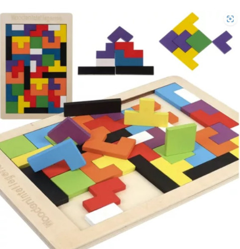Układanka drewniana- puzzle/ Kruzzel