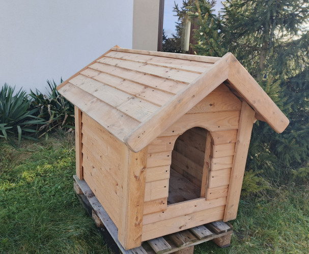 Buda dla dużego psa, ocieplana buda dla psa