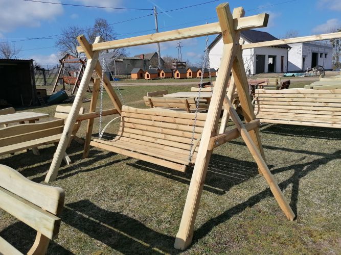 Huśtawka bujawka ogrodowa