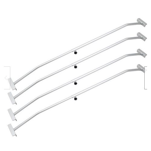 BITUXX 4x aluminiowy wspornik plandekowy do przyczepy samochodowej z płaską plandeką 140-210CM