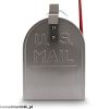 Skrzynka na listy amerykańska USA MAIL (srebrny)