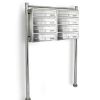 SKRZYNKA POCZTOWA LOKATORSKA 2x4 METALLIC STAL NIERDZEWNA