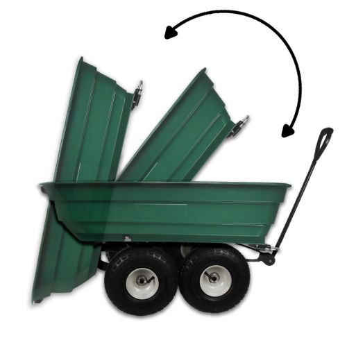 Wózek ogrodowy na 4 kółkach transportowy do 240kg