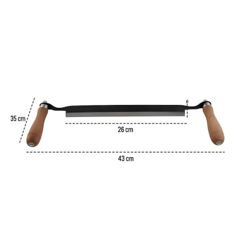 Ośnik do korowania kory prosty 25cm