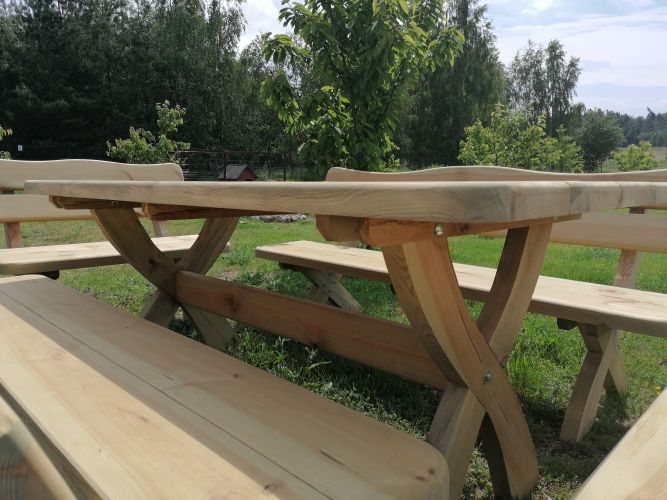 Zestaw mebli ogrodowych, meble ogrodowe 200 cm