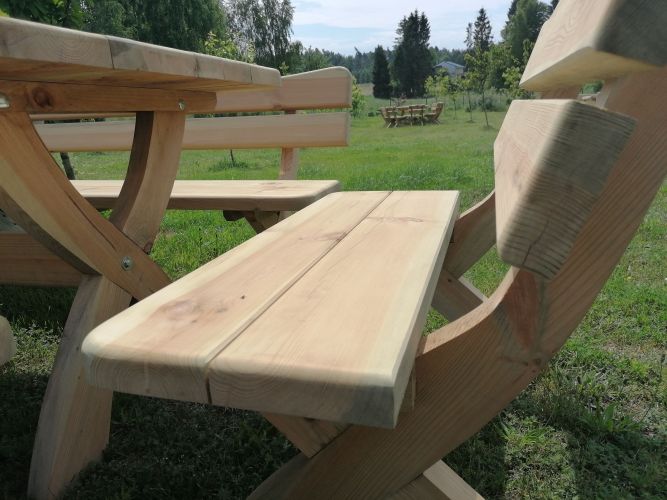 Zestaw mebli ogrodowych, meble ogrodowe 200 cm