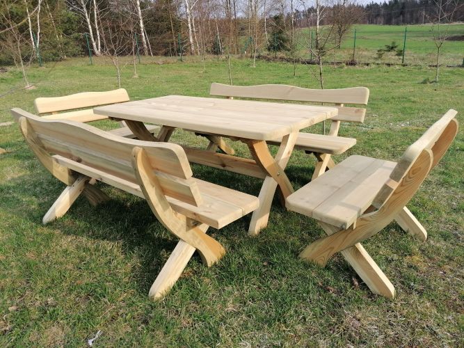 Zestaw mebli ogrodowych, meble ogrodowe 200 cm