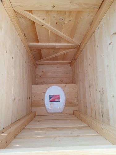 Wychodek na budowę toaleta na działkę WC sławojka szelet