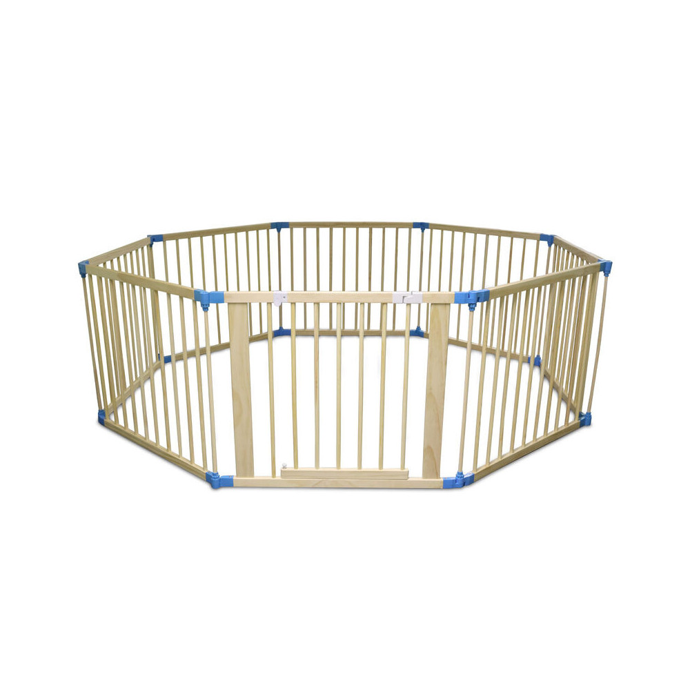 Drewniany kojec dla dziecka Ø 150 cm