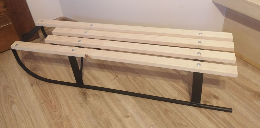 Sanki metalowa konstrukcja sanki na kulig