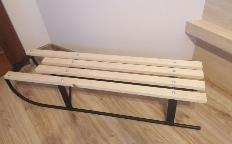 Sanki metalowa konstrukcja sanki na kulig