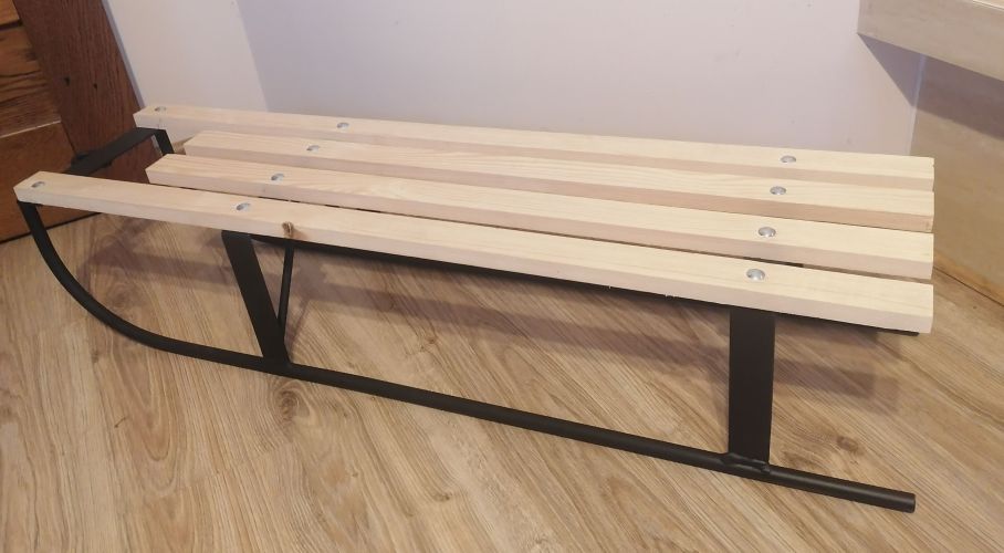 Sanki metalowa konstrukcja sanki na kulig