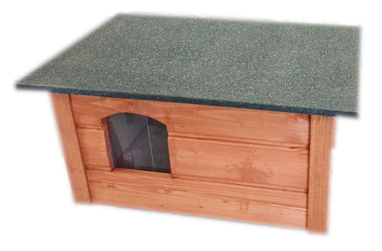 Ocieplana budka dla kota, buda domek dla kota