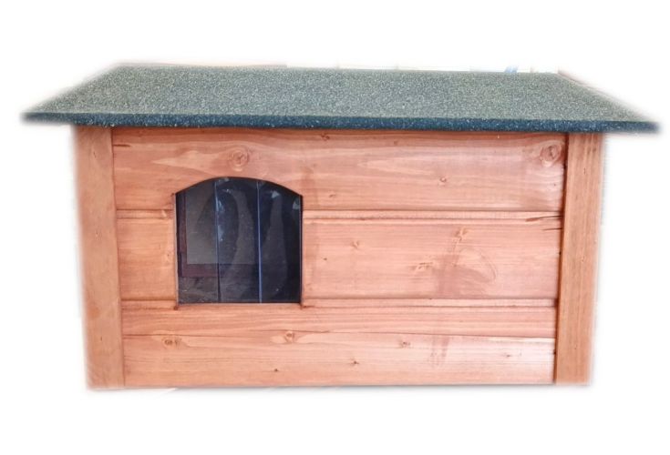 Ocieplana budka dla kota, buda domek dla kota