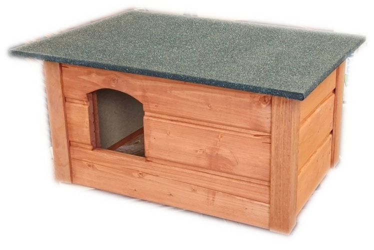 Ocieplana buda domek dla kota, buda dla kota