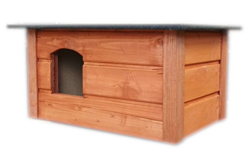 Ocieplana buda domek dla kota, buda dla kota