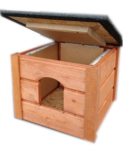 Ocieplana buda domek dla kota, buda dla kota