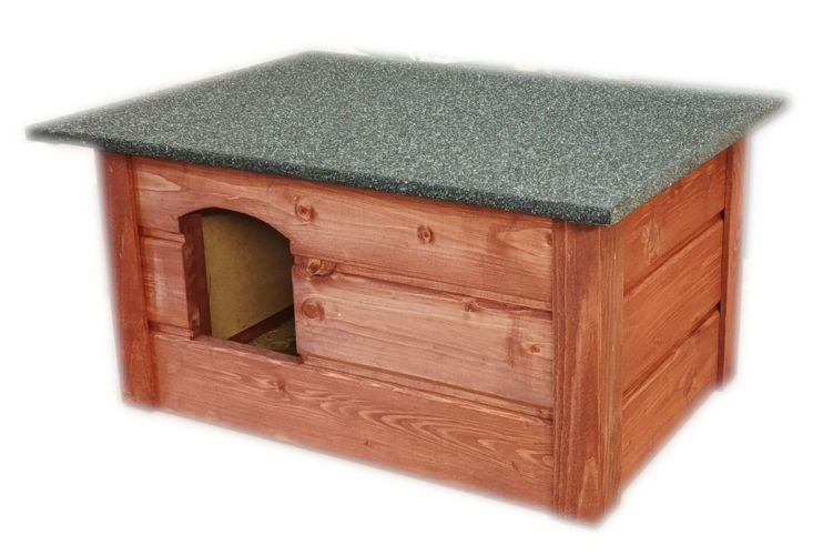 Ocieplana buda domek dla kota, buda dla kota