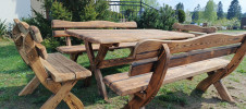Meble ogrodowe, zestaw mebli ogrodowych 160x80 cm