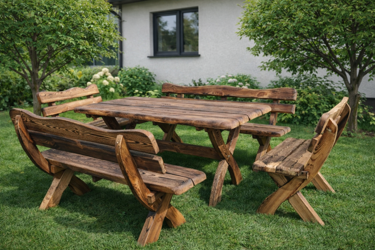 Meble ogrodowe, zestaw mebli ogrodowych 160x80 cm